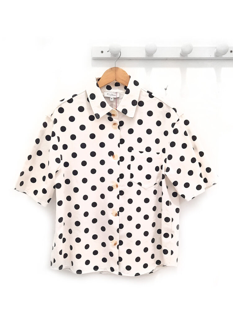 Camisa lunares blanca Massiel
