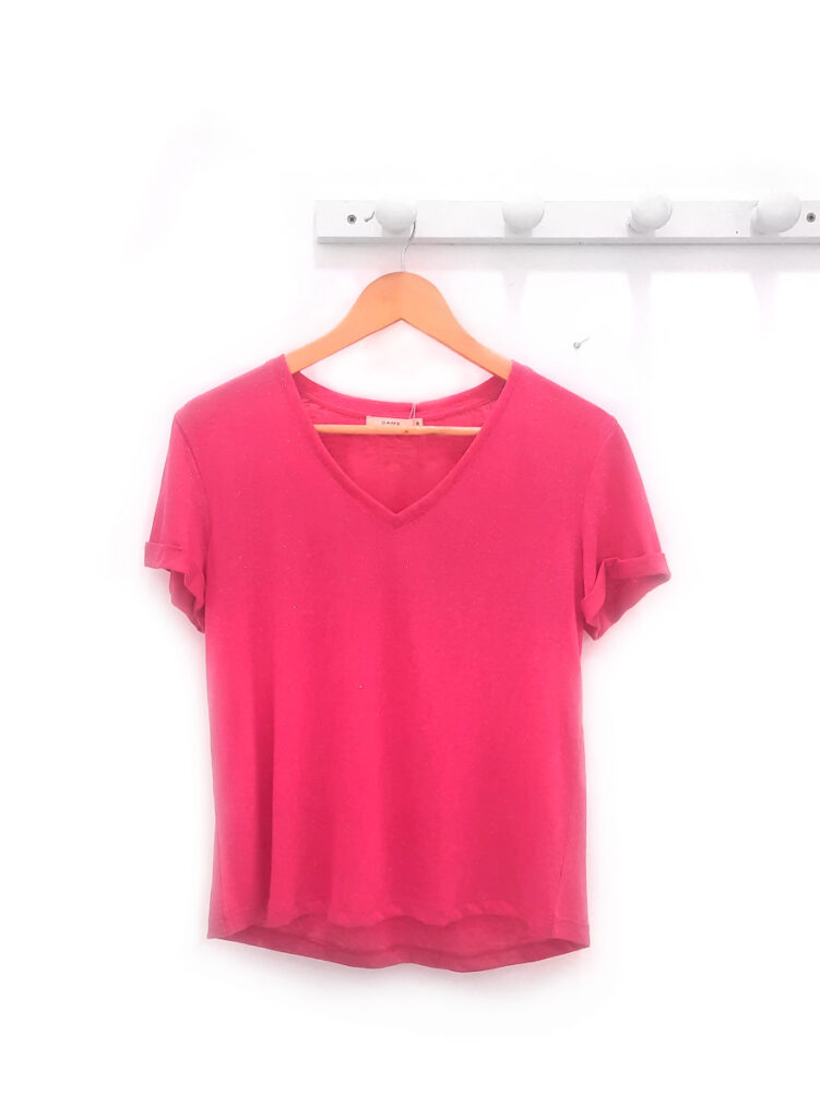 Camiseta fucsia Lur