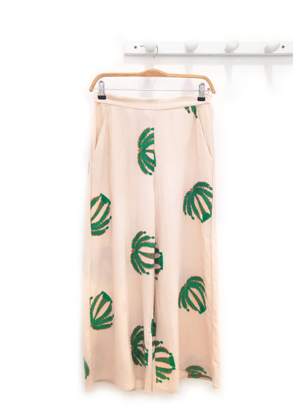 Pantalon beige Palmeras