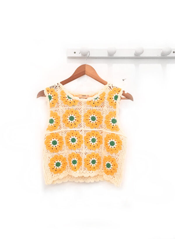 Top de flores amarillas Madison