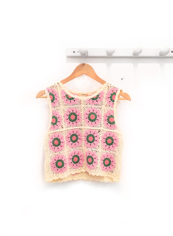 Top de flores rosas Madison