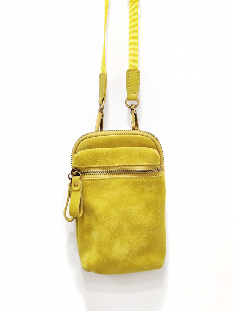 Portamóvil amarillo Clash – Bolso Bandolera para Móvil y Pequeños Objetos