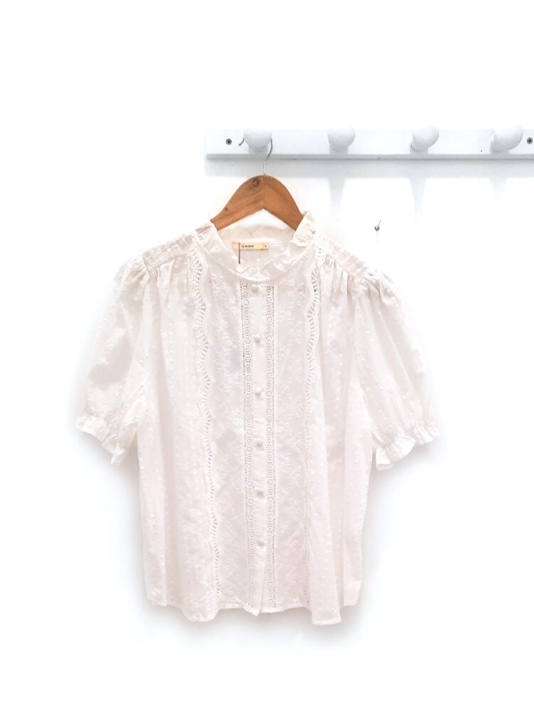 Blusa blanca Perla c