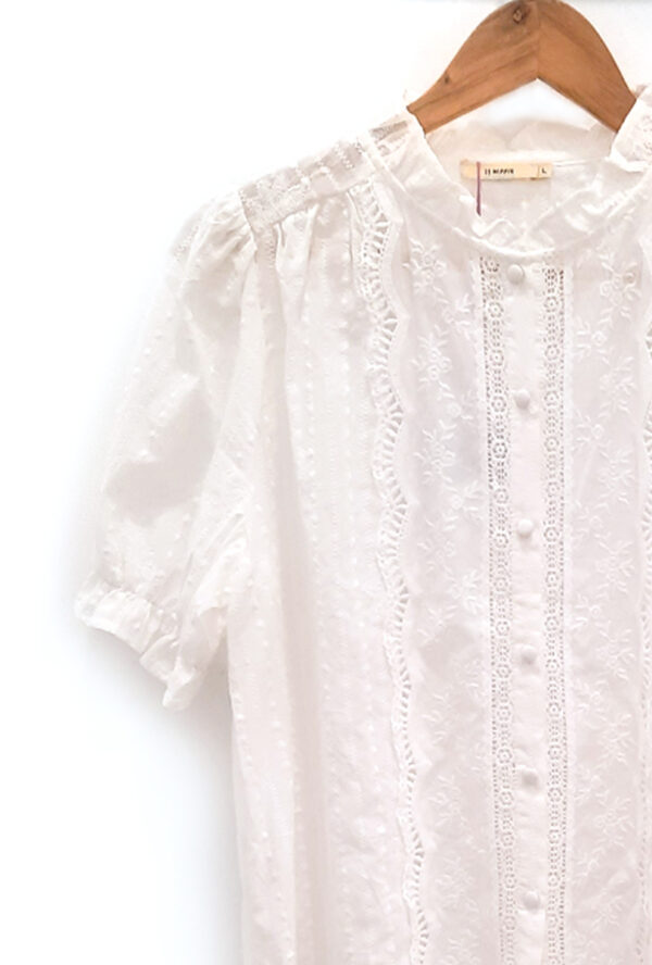 Blusa blanca Perla c