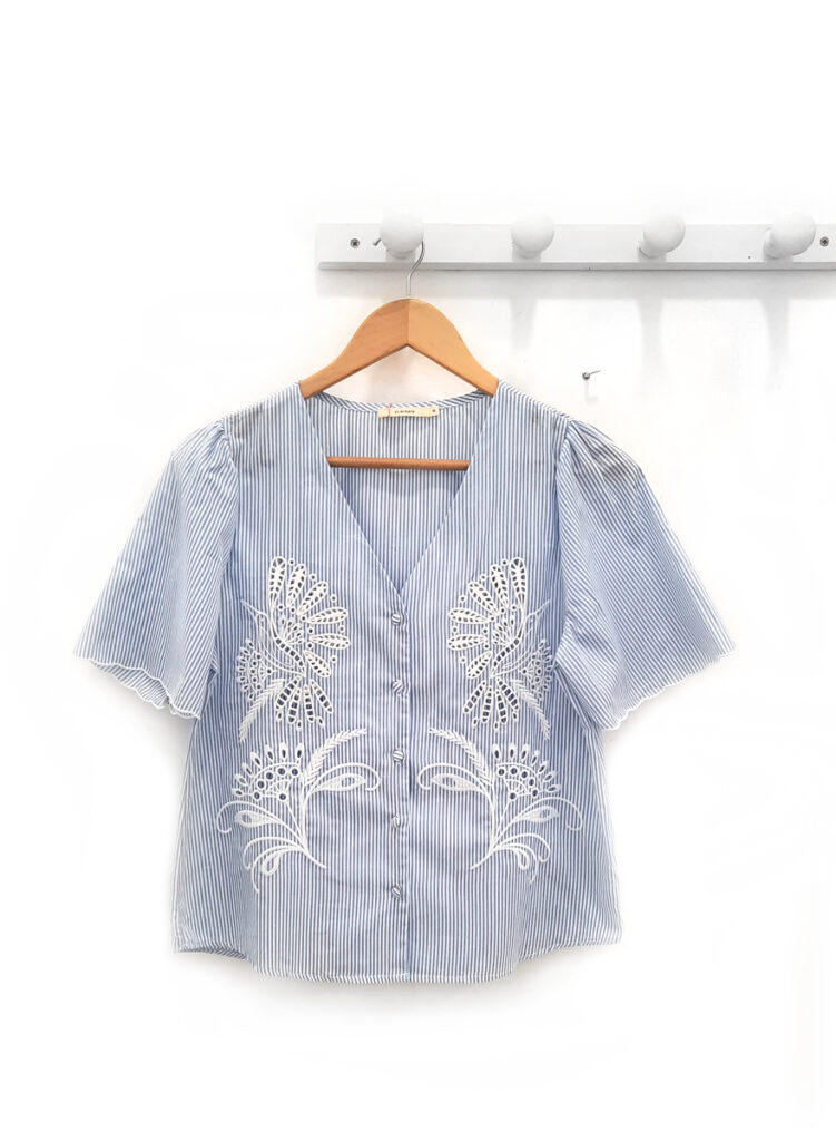Blusa de rayas azul Mimi