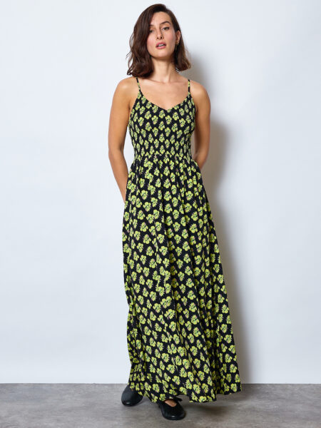 Ropa 185 Vestido negro de flores Egoitz