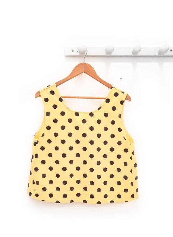 Top de lunares amarillo Massi