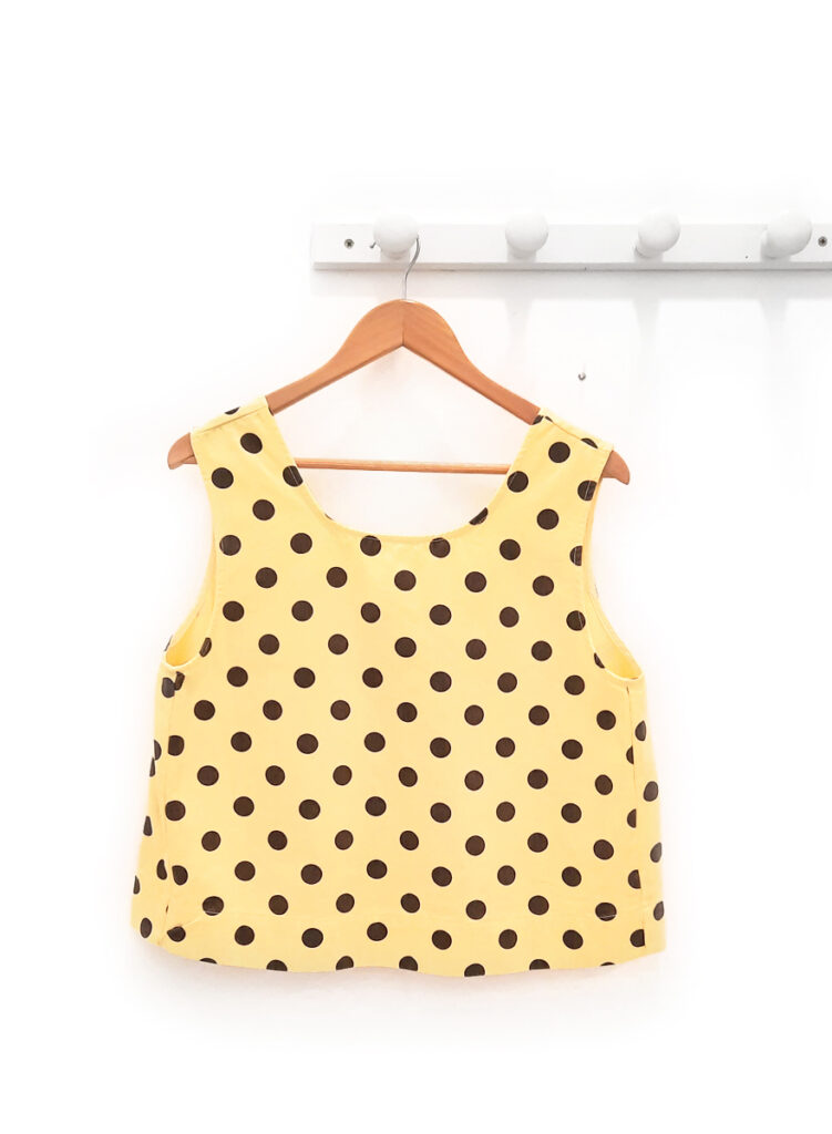 Top de lunares amarillo Massi