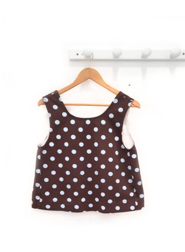 Top de lunares marron Massi