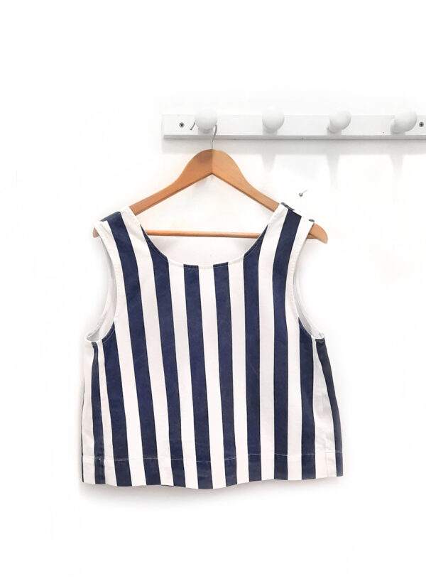 Top rayas azul y blanco Angy