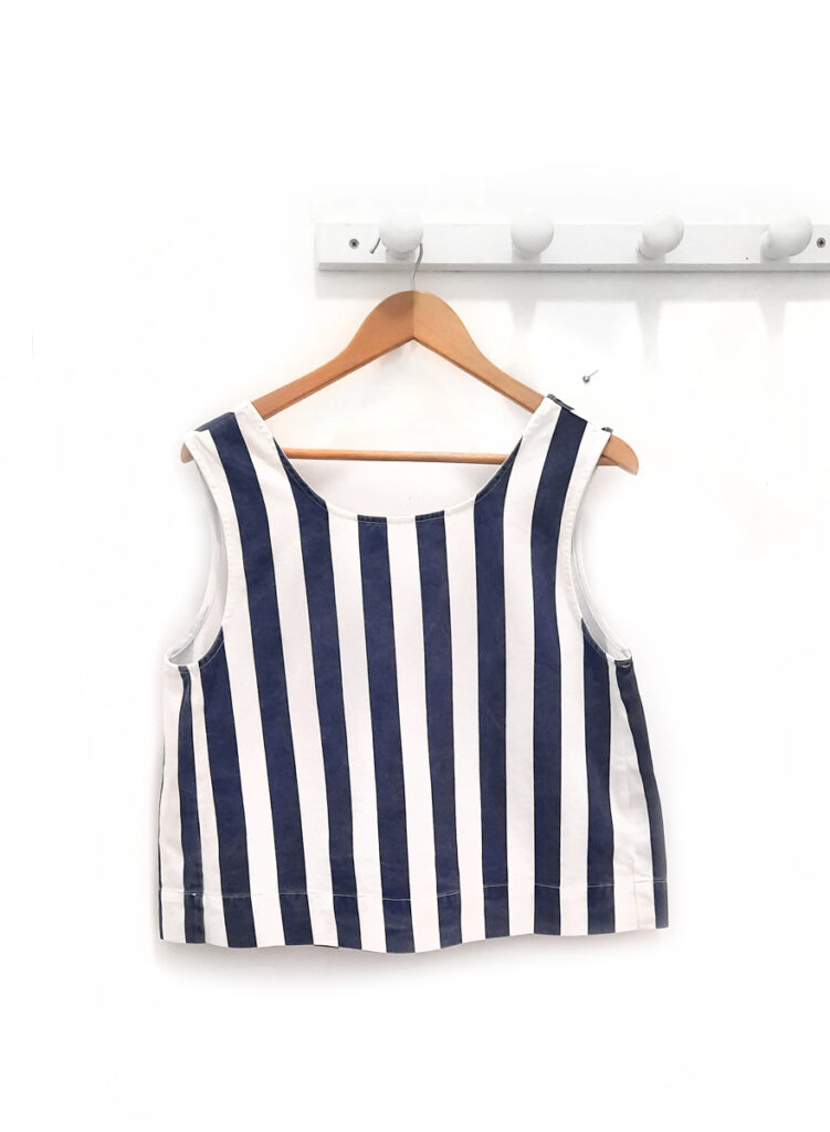 Top rayas azul y blanco Angy