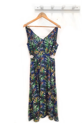 Vestido estampado azul Will