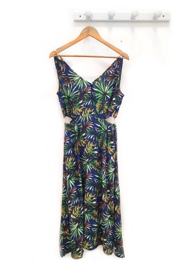 Vestido estampado azul Will