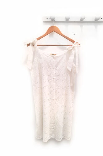 Vestido de tiras blanco Ibai