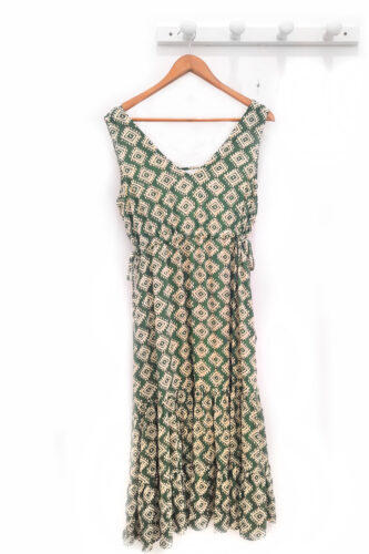 Vestido largo verde Soren