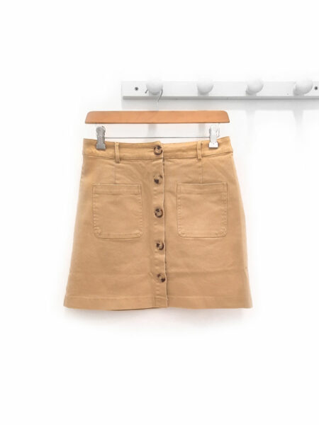 Ropa 131 Minfalda-de-loneta-camel-Isabella