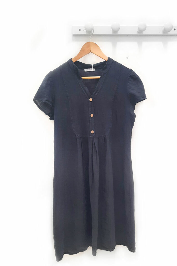 Vestido-de-lino-azul.marino-Nauzet