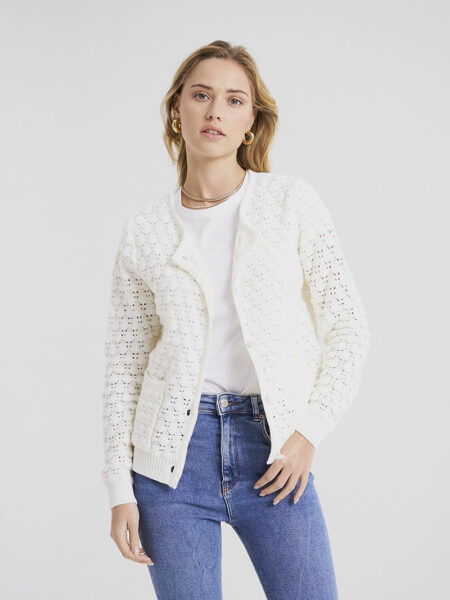 Ropa 87 Chaqueta-punto-calado-blanca-Brina_
