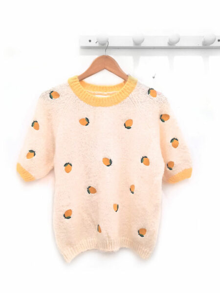 Ropa 57 Jersey-manga-corta--crudo-Lemon