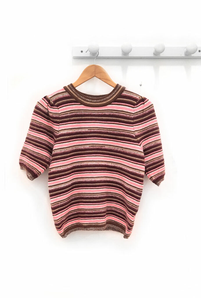 Jersey-manga-corta--rayas-burdeos-Fredrik