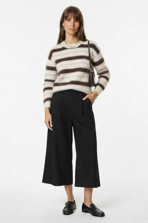 Ropa 84 Jersey-manga-larga-de--rayas-marrones-Colby