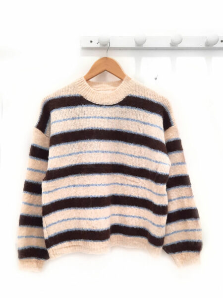 Ropa 330 Jersey-manga-larga-de--rayas-marrones-Colby