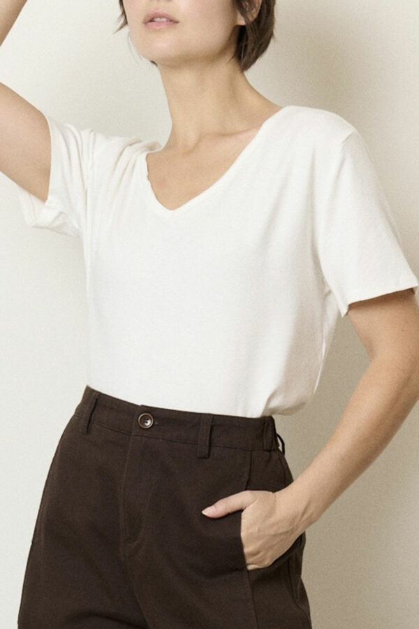 Camiseta-de-manga-corta-blanca-Anais