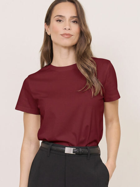 Ropa 274 Camiseta burdeos Paula