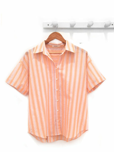 Ropa 146 Camisa-de-rayas-naranja-Elena