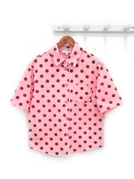 Ropa 152 Camisa lunares rosa Massiel