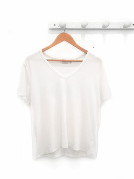 Ropa 284 Camiseta-de-manga-corta-blanca-Anais