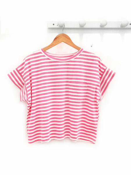 Ropa 136 Camiseta-de-rayas-rosa-Olivia