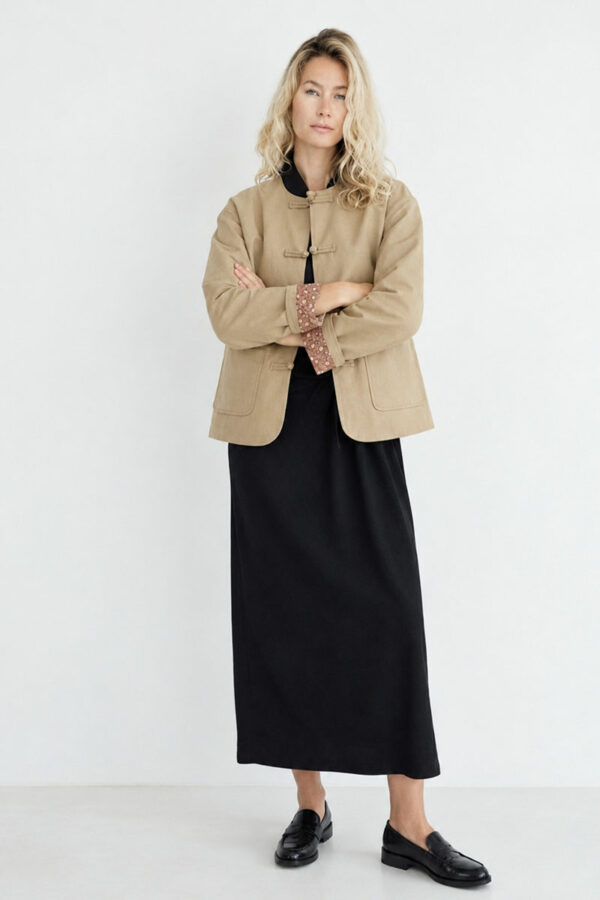 Cazadora-beige Simone