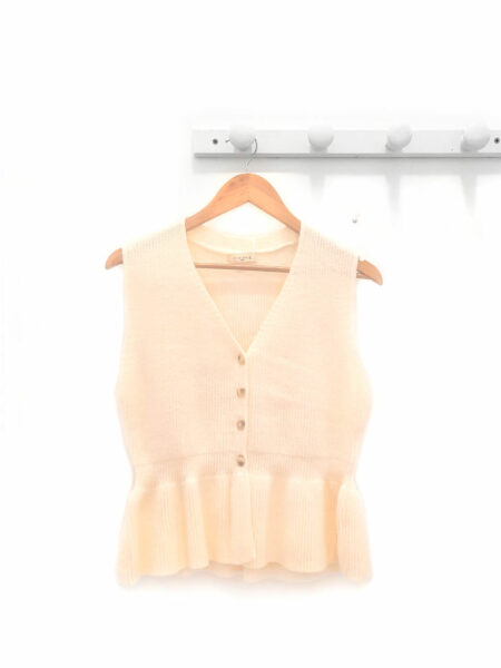 Ropa 232 Chaleco-de-punto-crudo-Vicent