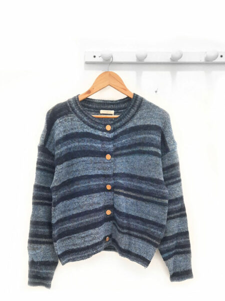 Ropa 218 Chaqueta-de-punto-y--manga-larga-azul-Brandi