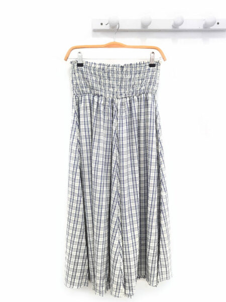 Ropa 132 Falda-larga-de-cuadros-azul-Bernice