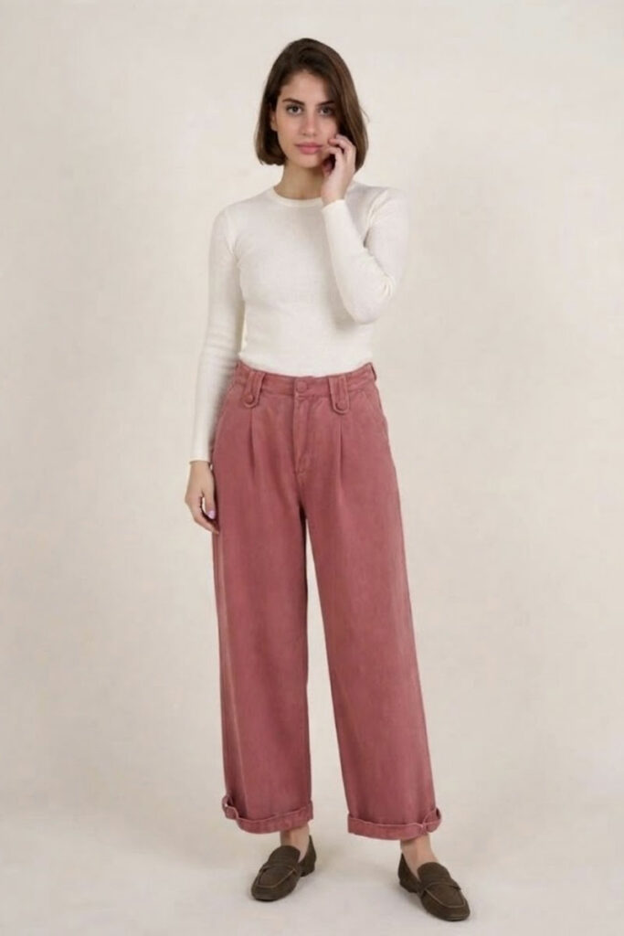 Pantalón rojo ladrillo James