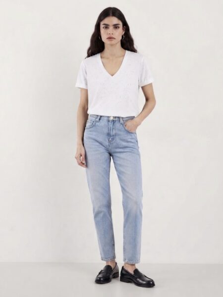 Ropa 11 Camiseta blanca con brillo Lur