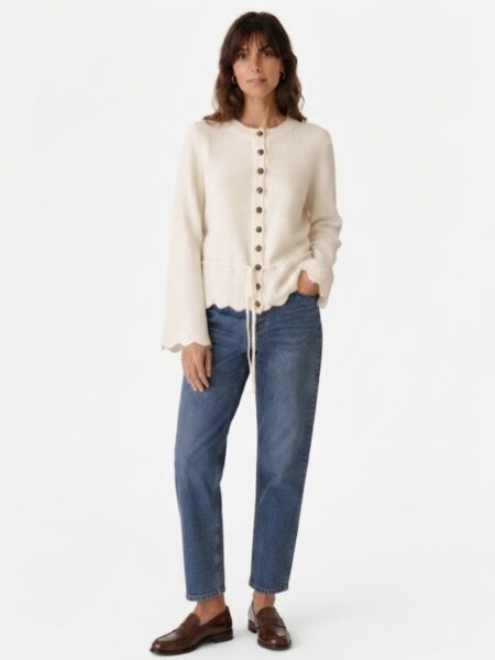 Ropa 228 Chaqueta de punto beige Hannah
