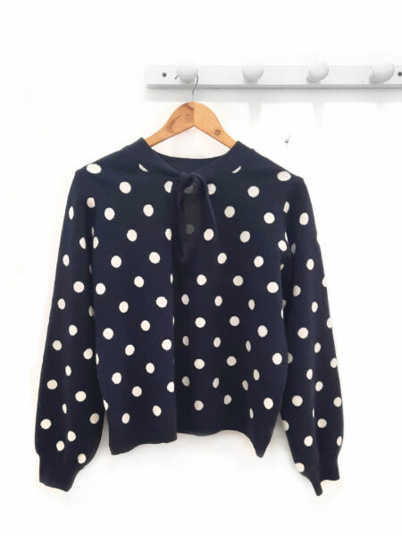 Ropa 200 Jersey-de-lunares-azul-marino-Joan