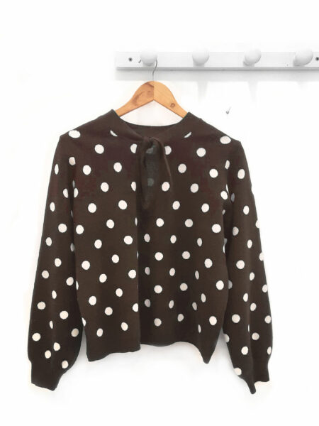 Ropa 202 Jersey de lunares marrón Jessica