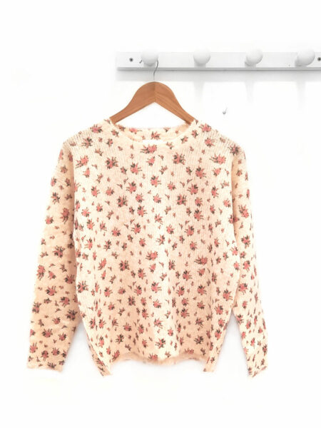 Ropa 99 Jersey-manga-larga-estampado-beige-Iker