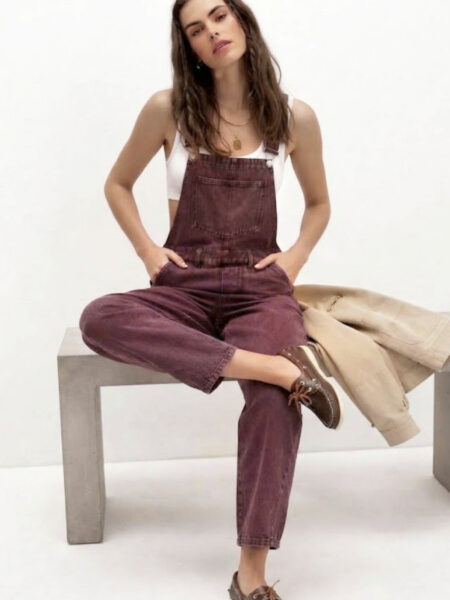 Ropa 126 Peto loneta burdeos Harry 2
