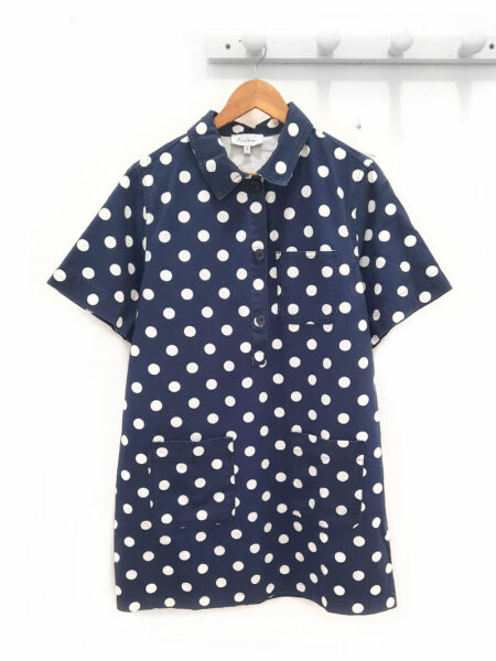 Ropa 150 Vestido de lunares azul marino Rhys