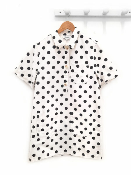 Ropa 148 Vestido de lunares blanco Rhys