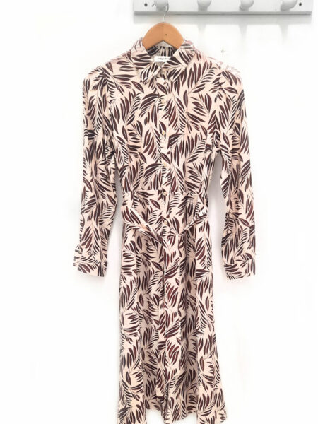 Ropa 244 Vestido-de-manga-larga-marron-Nino