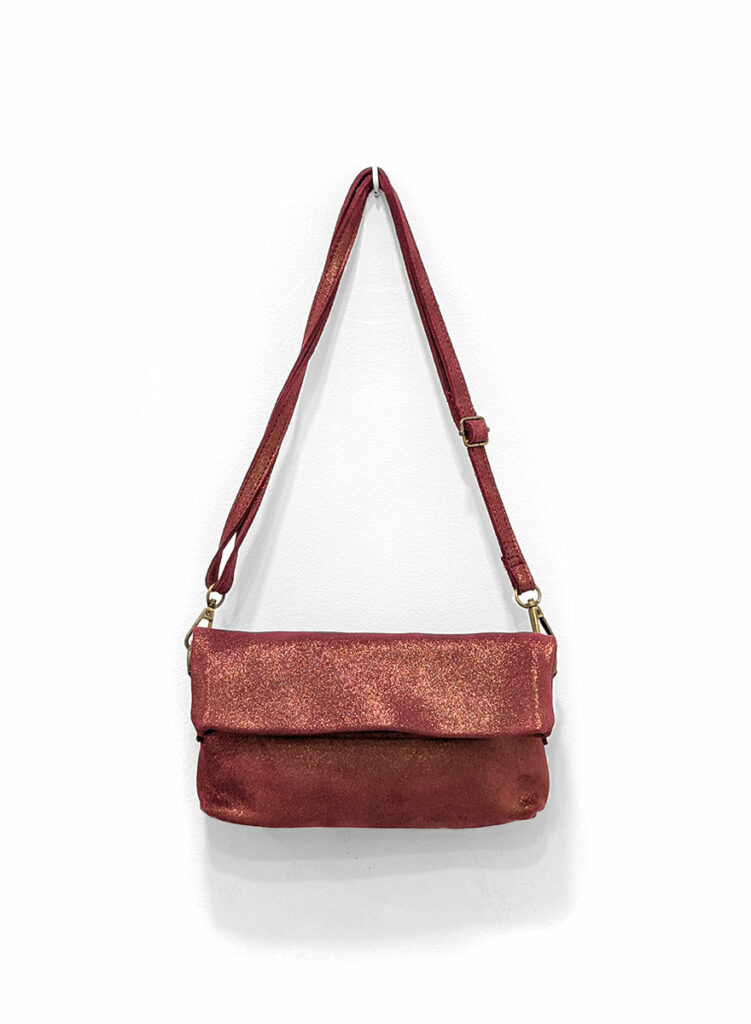 Bolso de cuero teja Cayenne