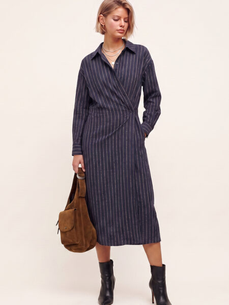 Ropa 174 Vestido largo azul marino Morgan