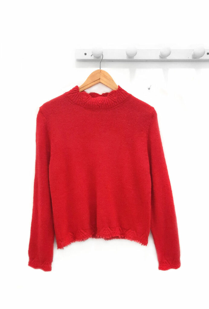 Jersey de punto rojo Persey