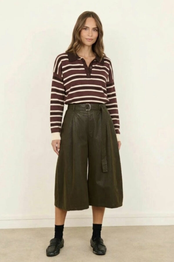 Ropa 72 Jersey-manga-larga-rayas-marron-Cesar